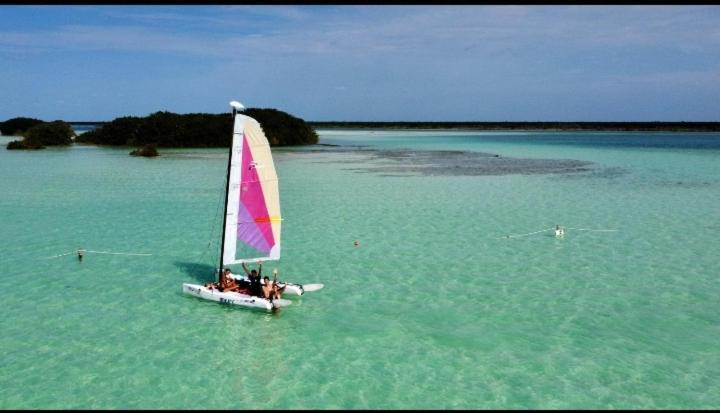 Veleando Ando Cabanas Bacalar Exterior photo